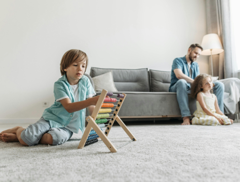 Professional stair carpet installation in Kitchener home